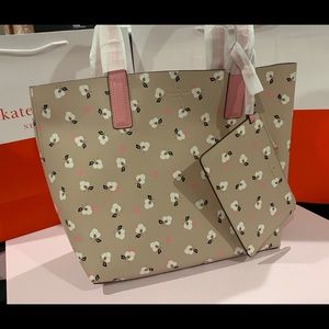 Kate Spade Mya Breezy Floral Ditsy Reversible Tote